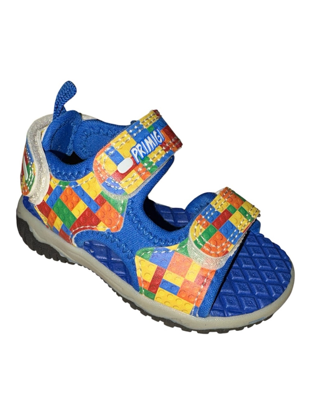 Primigi colored blocks open toed little boys sandals
